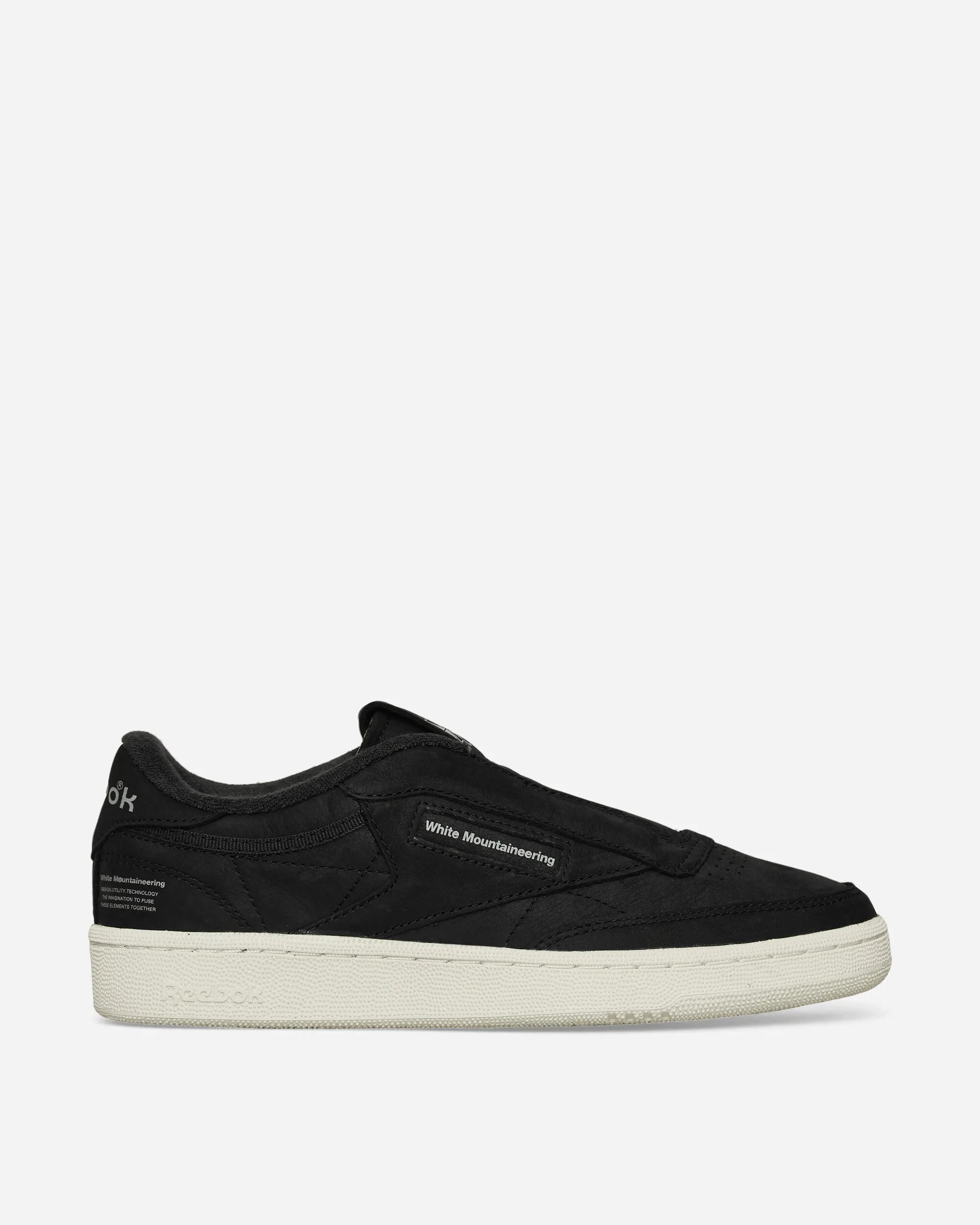 White Mountaineering Club C 85 Sneakers Schwarz / Kreide / Grau