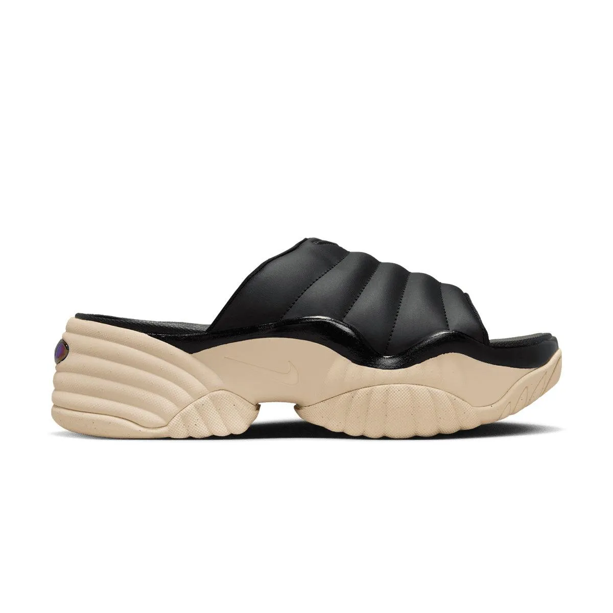 Wmns Air Adjust Force Sandale 'Schwarz Knalliges Lila'