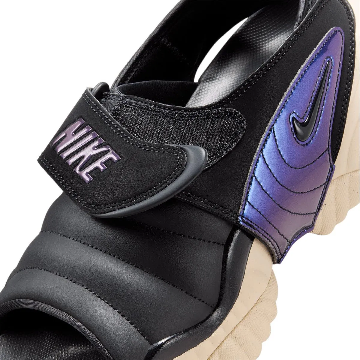 Wmns Air Adjust Force Sandale 'Schwarz Knalliges Lila'