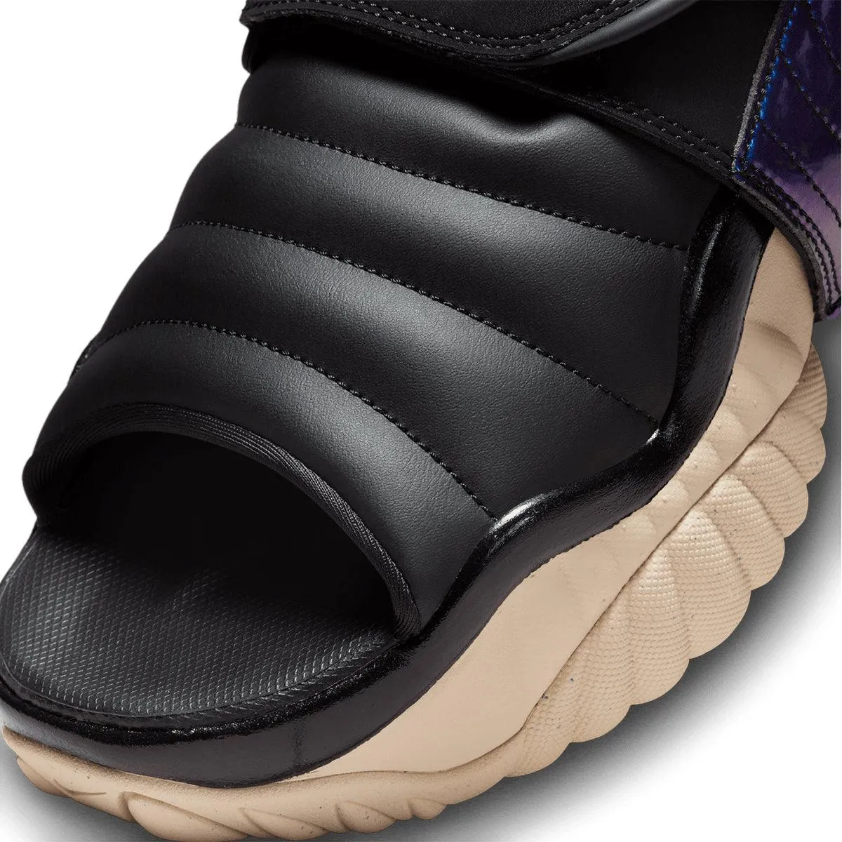Wmns Air Adjust Force Sandale 'Schwarz Knalliges Lila'