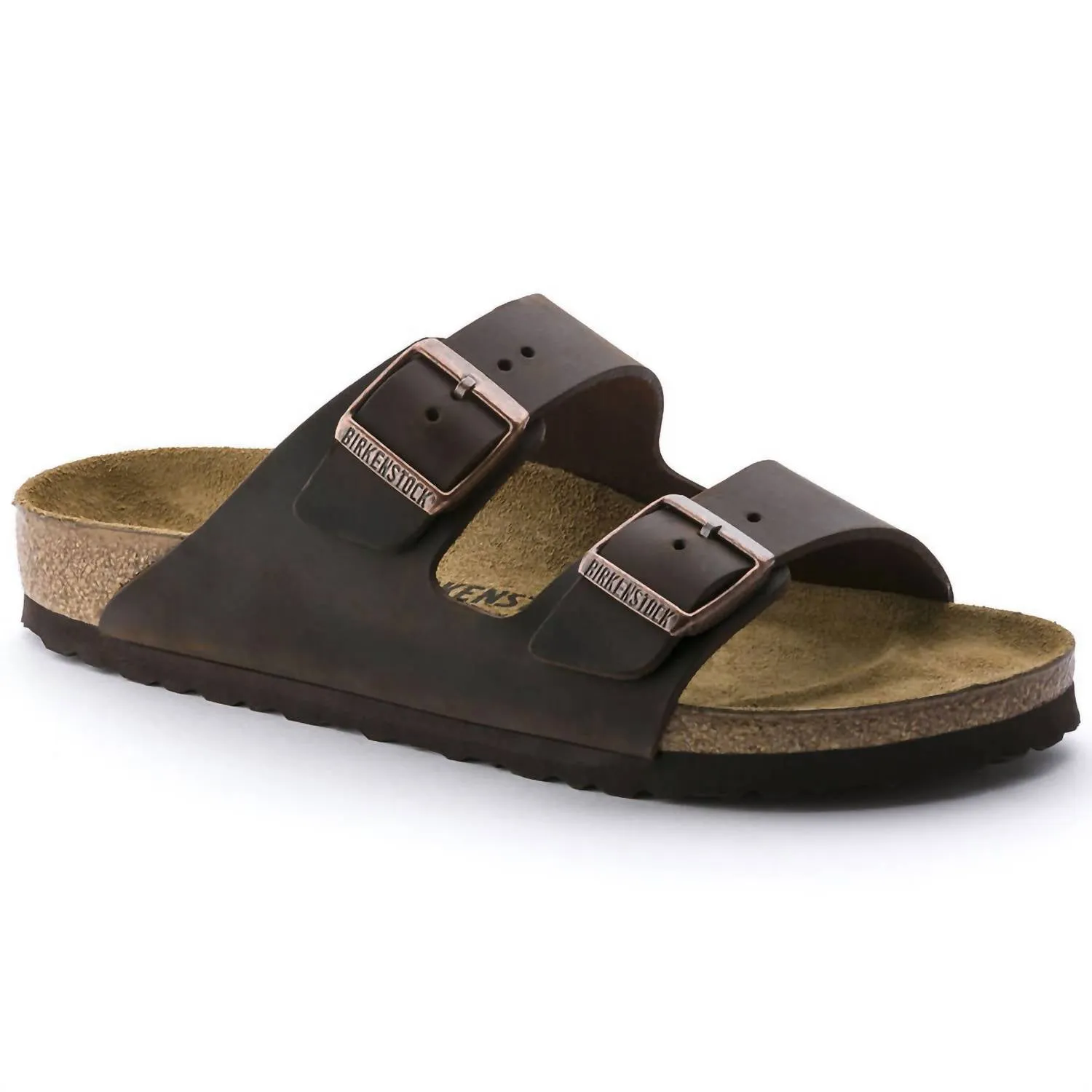 Arizona Sandalen aus geöltem Leder für Damen - schmal/mittel in Habana