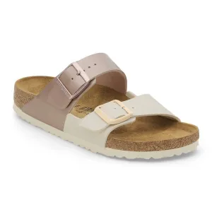 Arizona Split Birko-Flor Sandalen für Damen in Eierschale/Kupfer