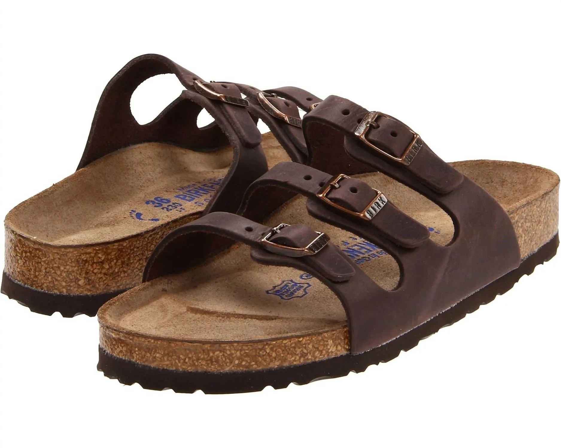 Damen Florida Ölleder Sandalen - Regular Weite in Habana