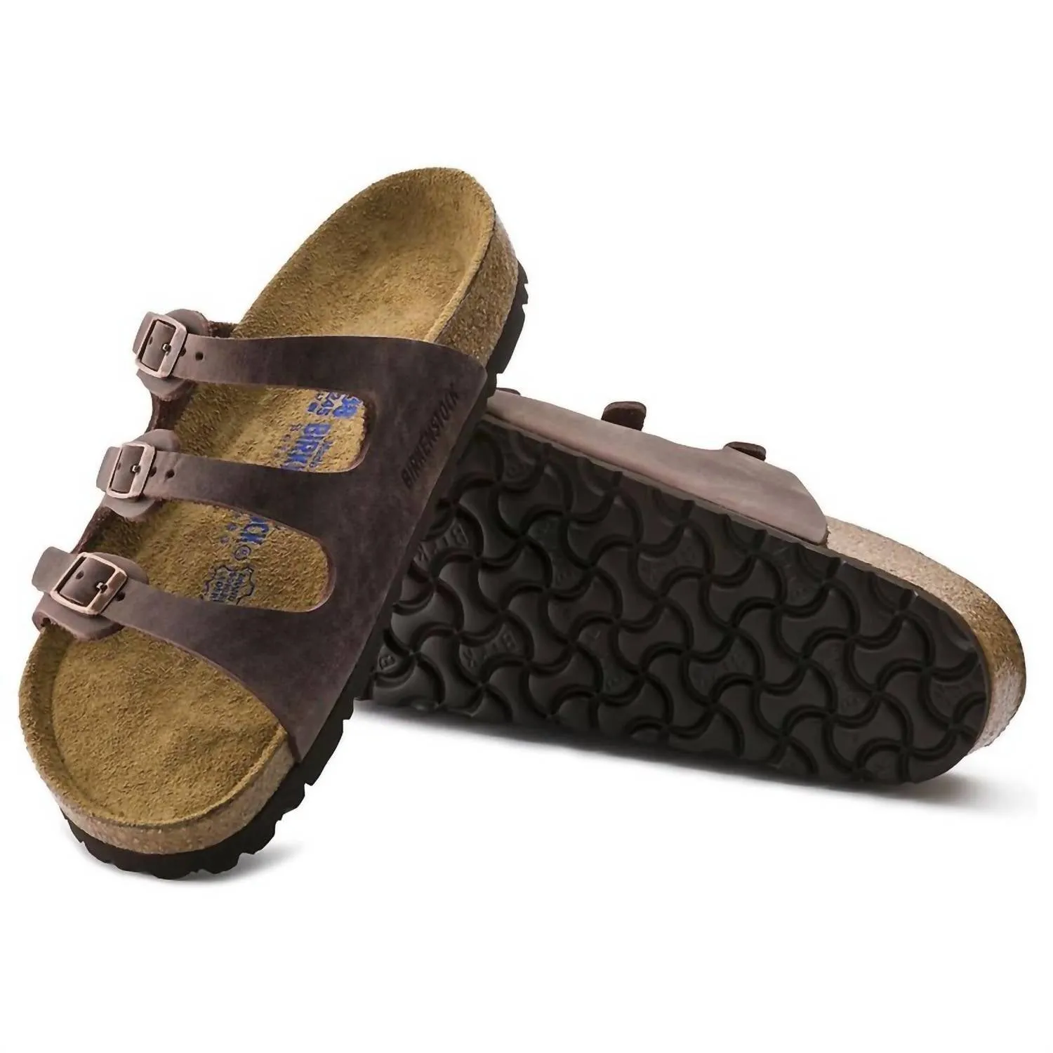 Damen Florida Ölleder Sandalen - Regular Weite in Habana