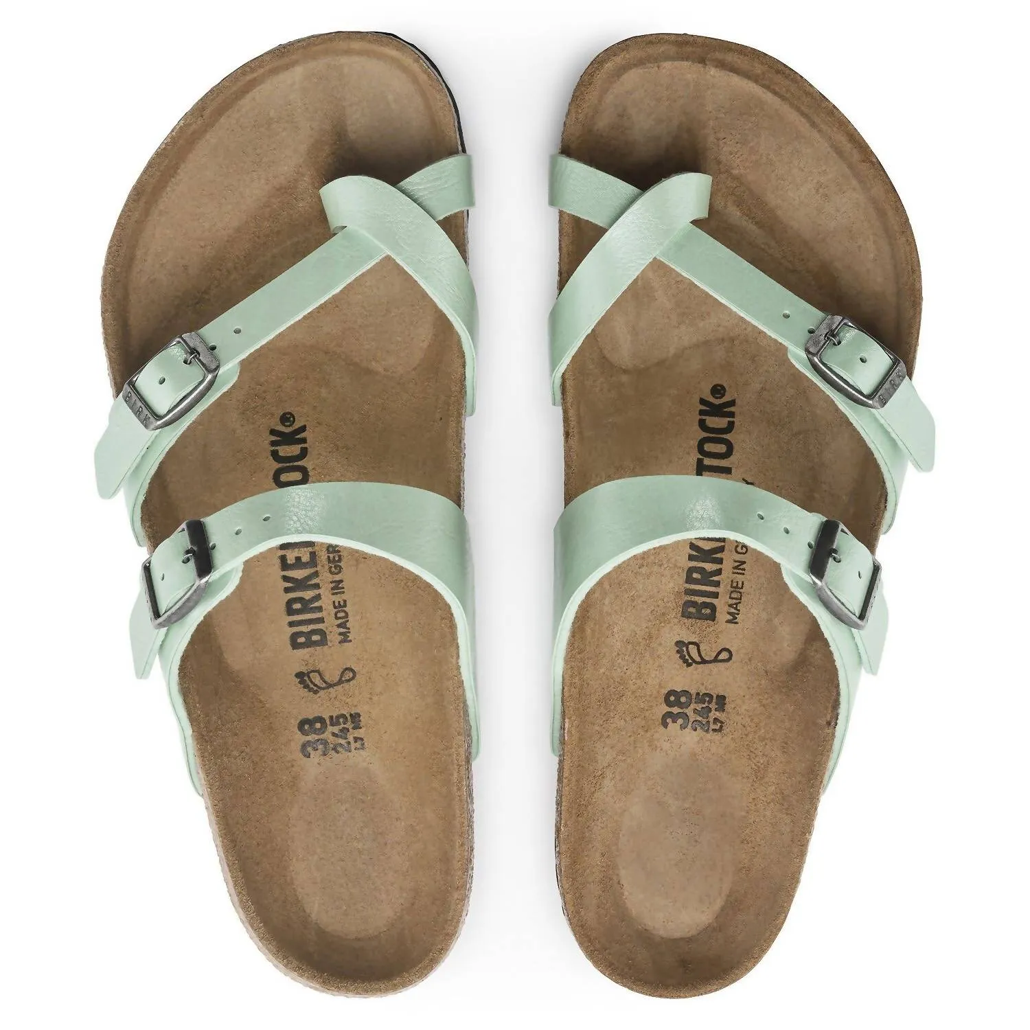 Damens Mayari Birko-Flor Sandale in elegantem Matcha