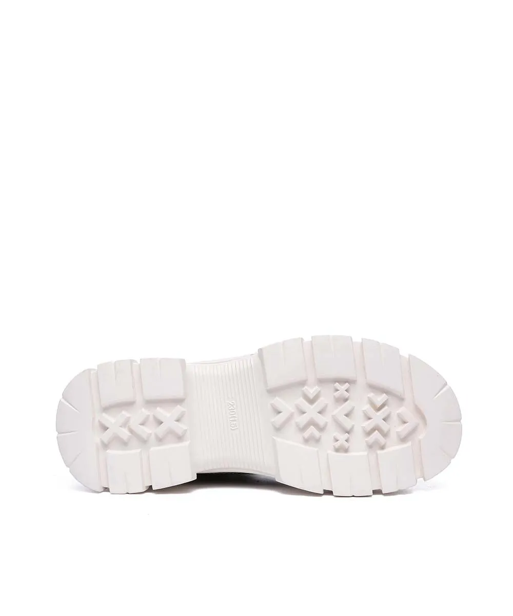 Damenschuhe UGG Stiefel aus Leder im Tallenschritt